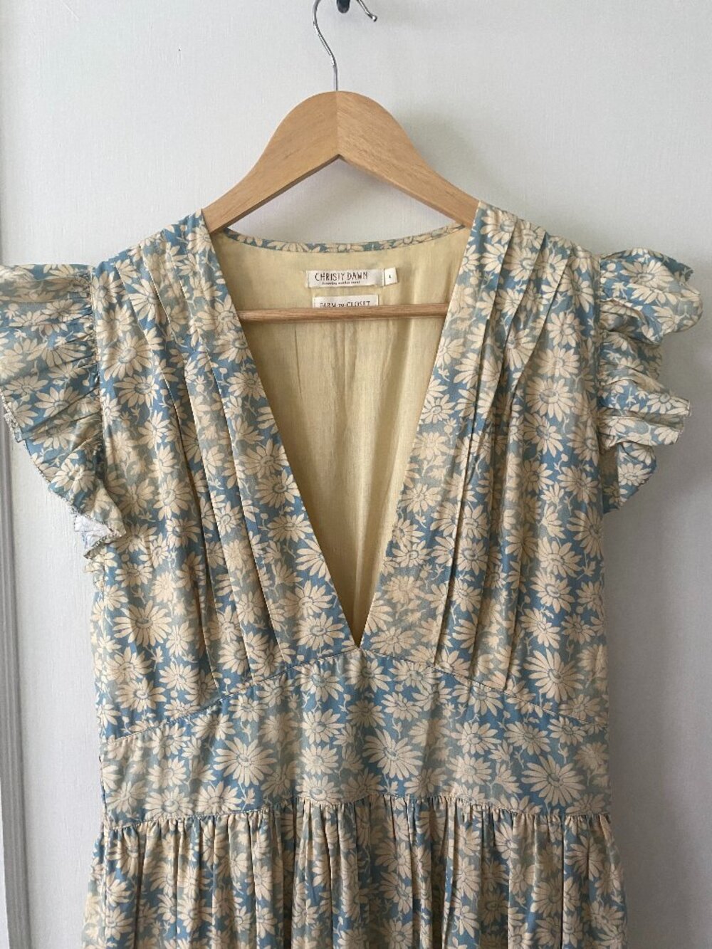 The Aurelia Dress in Sky Chamomile